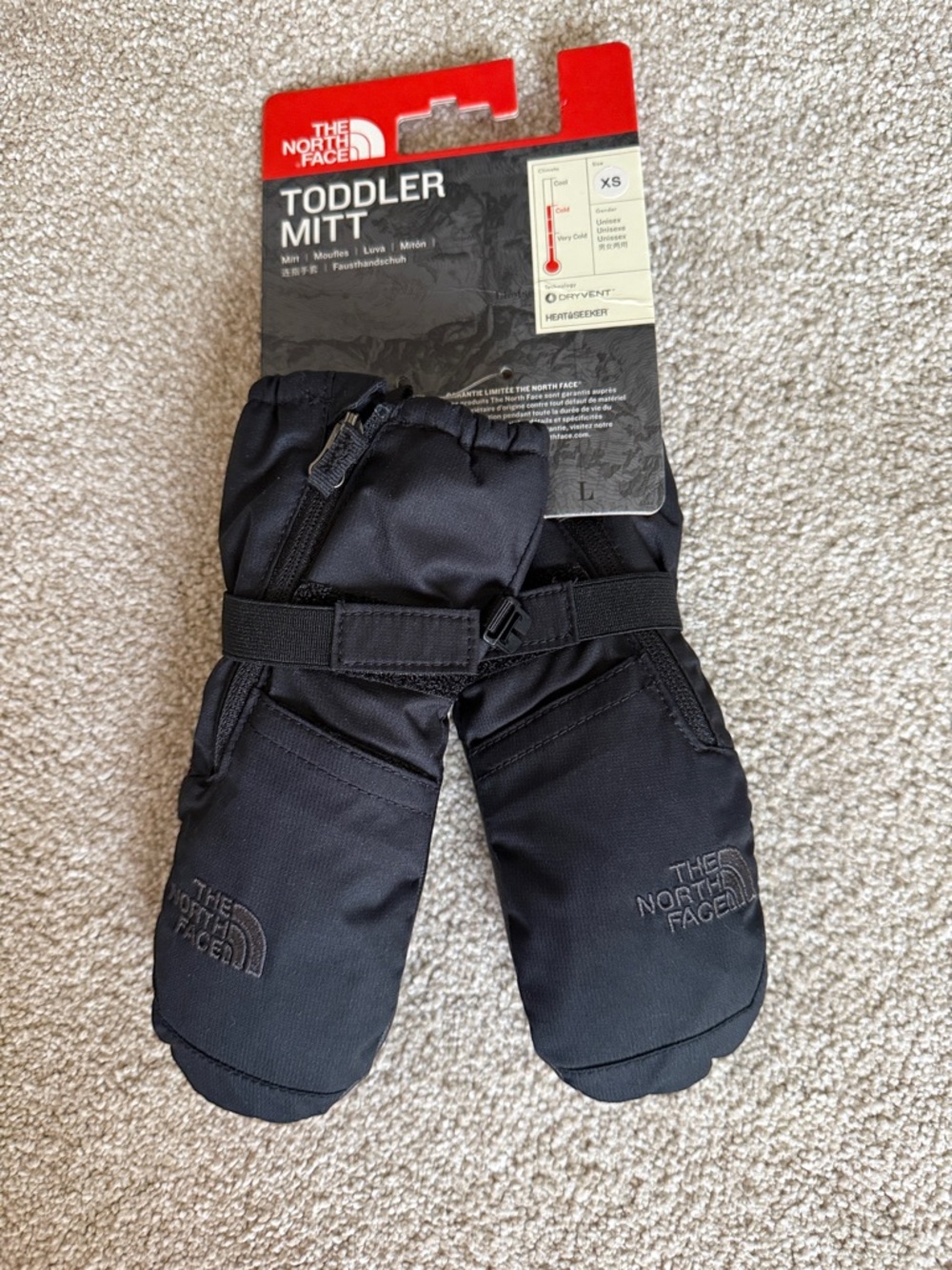 The North Face Toddler Mitts - Black XS